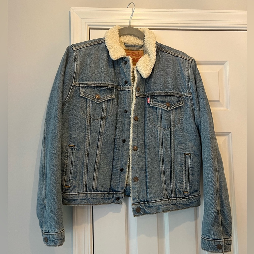 Levi fleece lined jean jacket
